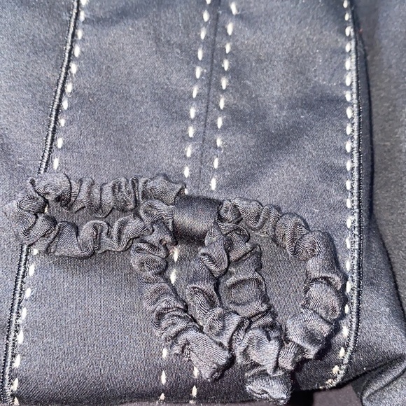 CARLISLE VTG Y2K Black Cotton Sleeveless Sheath Dress Size 8 Business Career - Picture 5 of 6